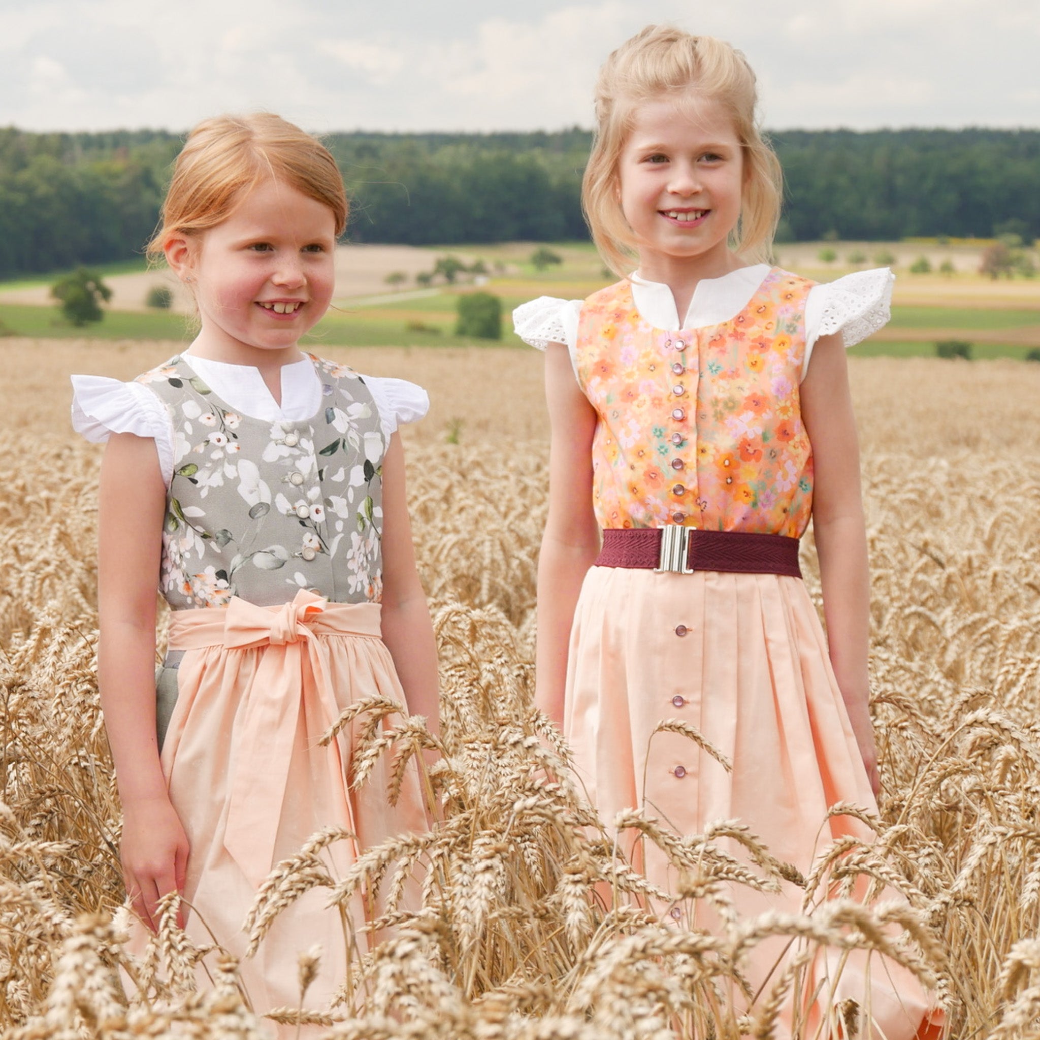 Dirndlkleid Emma orange