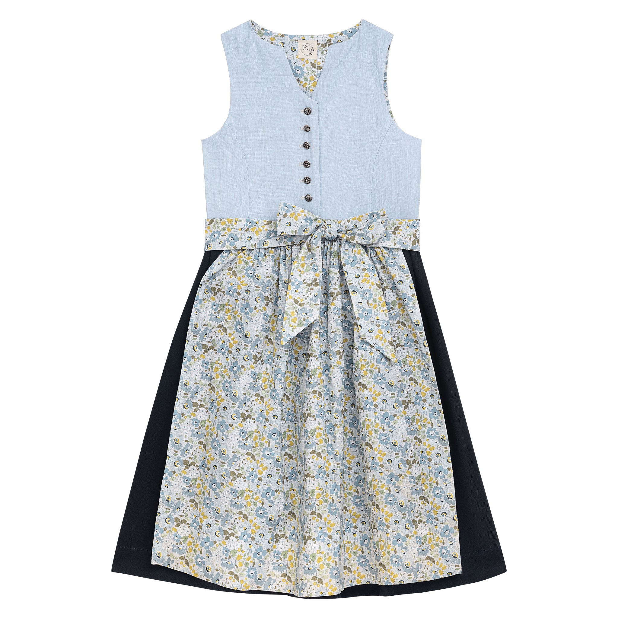 Dirndl Ziva blau