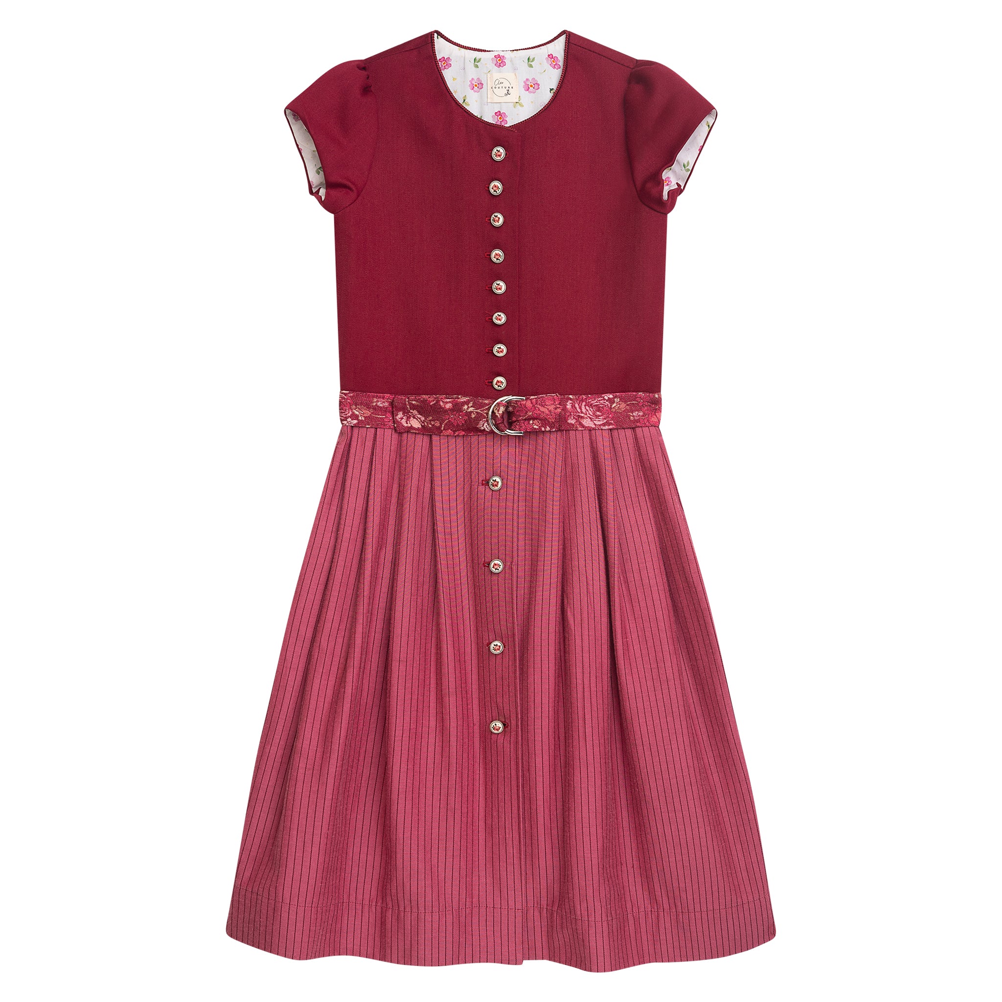 Dirndlkleid Hannah weinrot