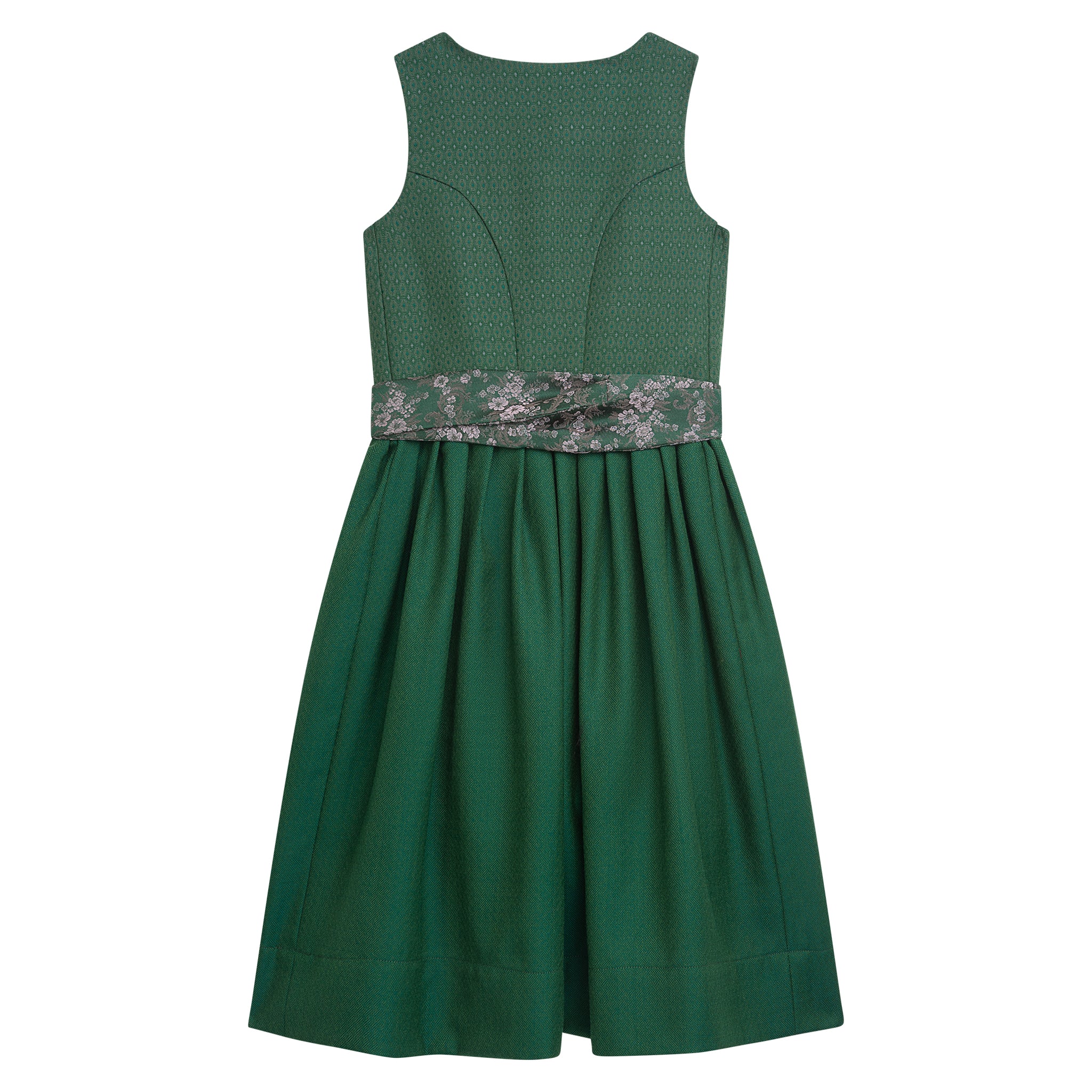 Dirndl & Weste grün