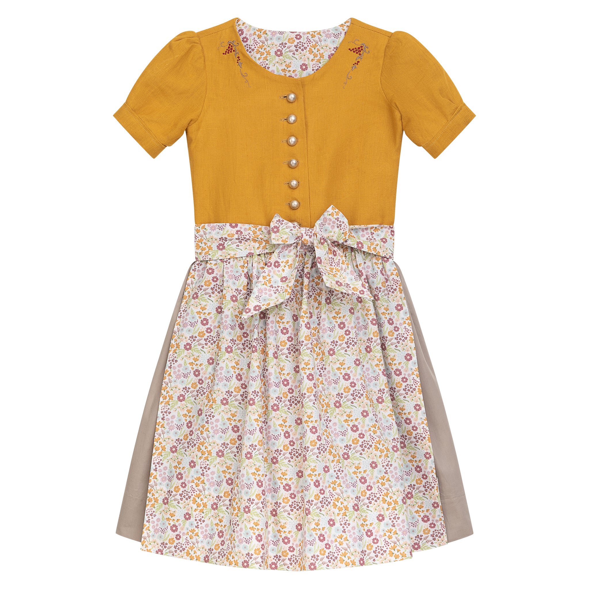 Dirndl Mia senfgelb