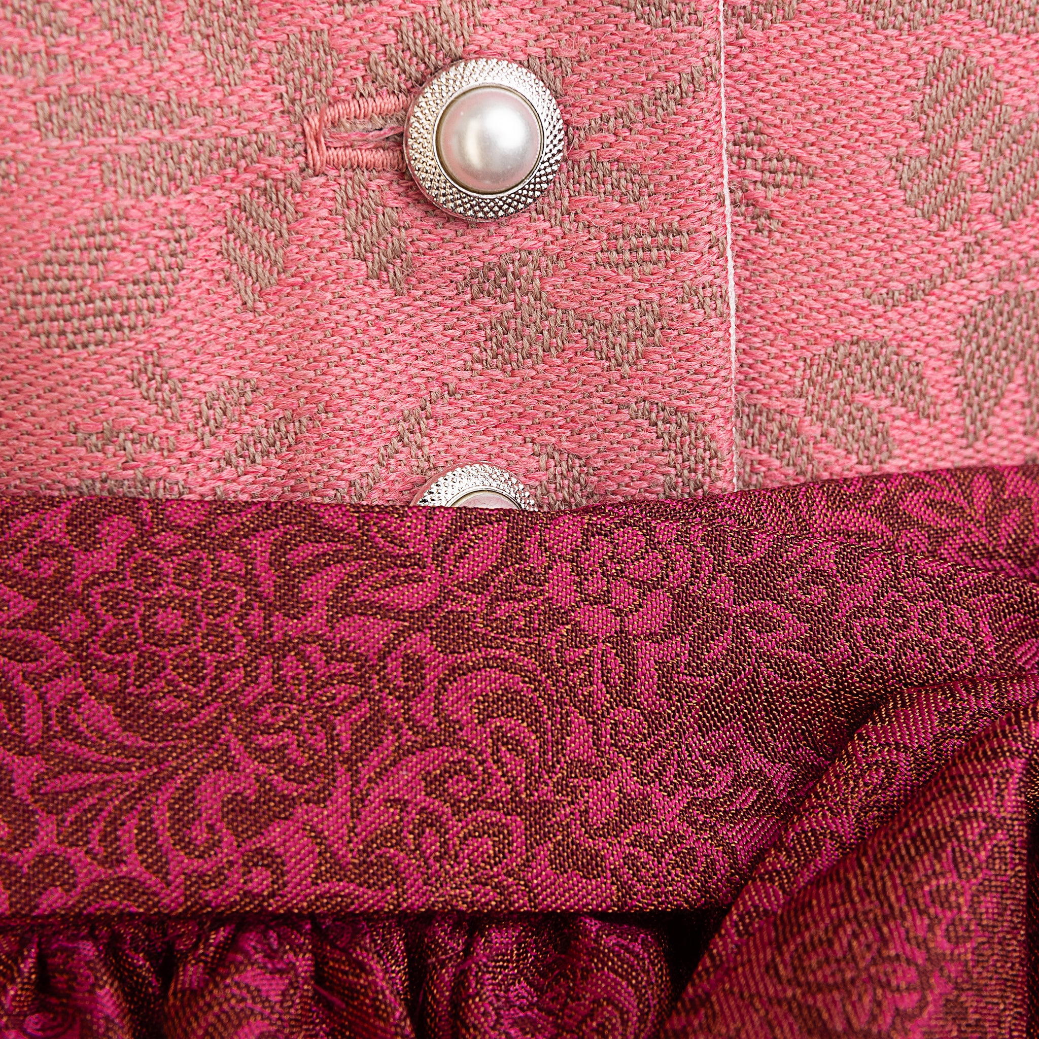Umstandsdirndl rosé/beige
