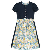 Dirndlkleid blau (Preloved-122/128)