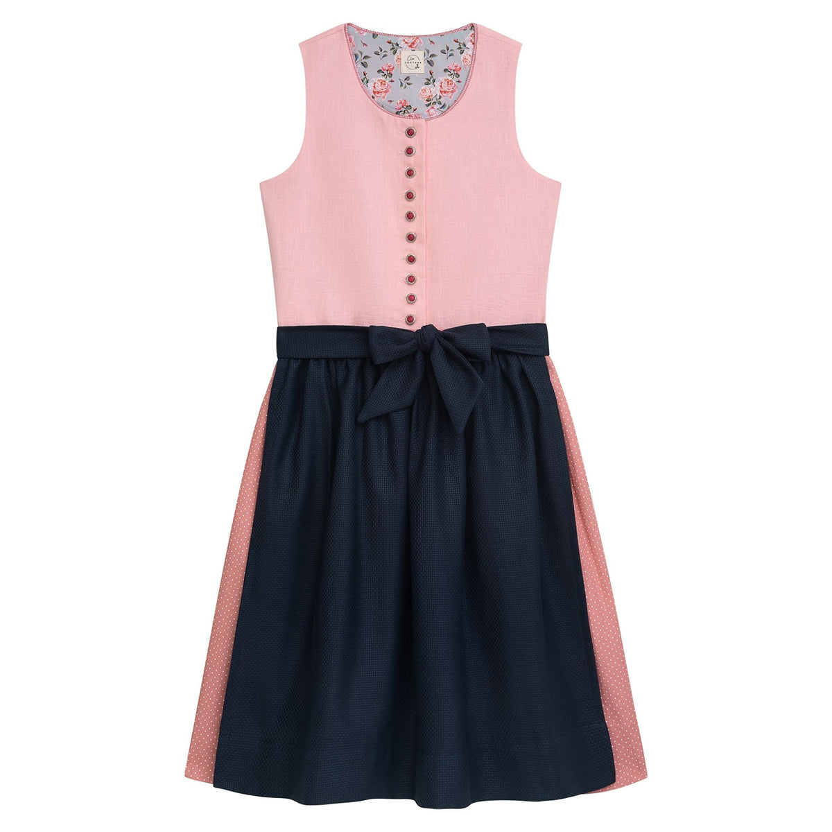 Dirndl Emma Rosa inkl. Schürze & Gürtel
