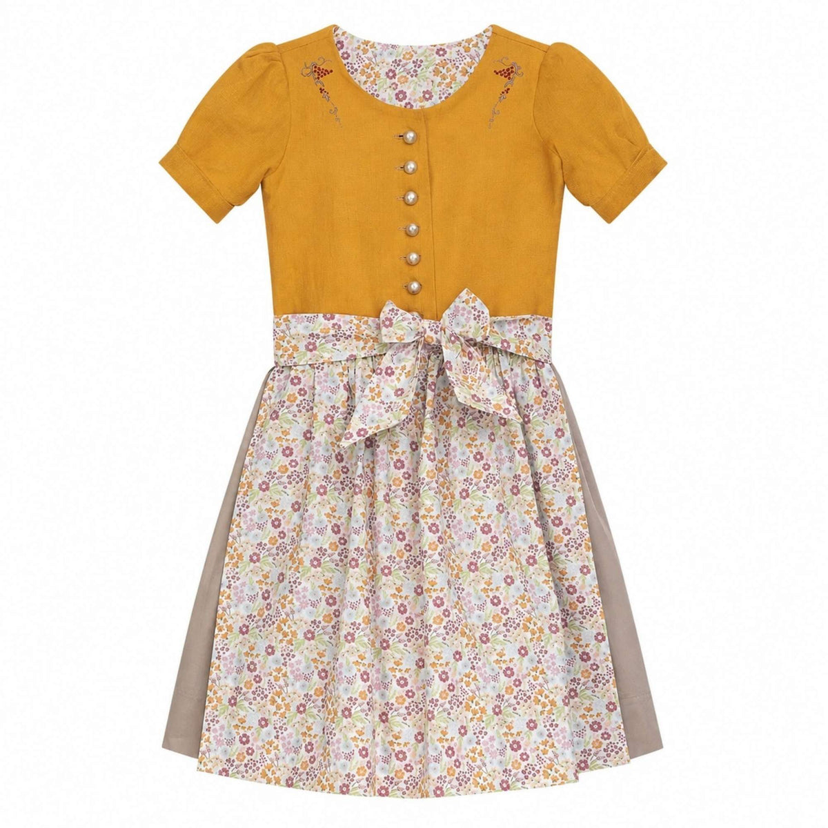 Dirndl Mia senfgelb