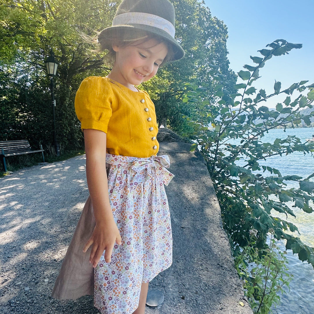 Dirndl Mia senfgelb