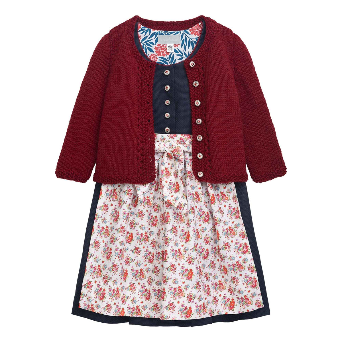 Trachten-Strickjacke Rosalie - Rot