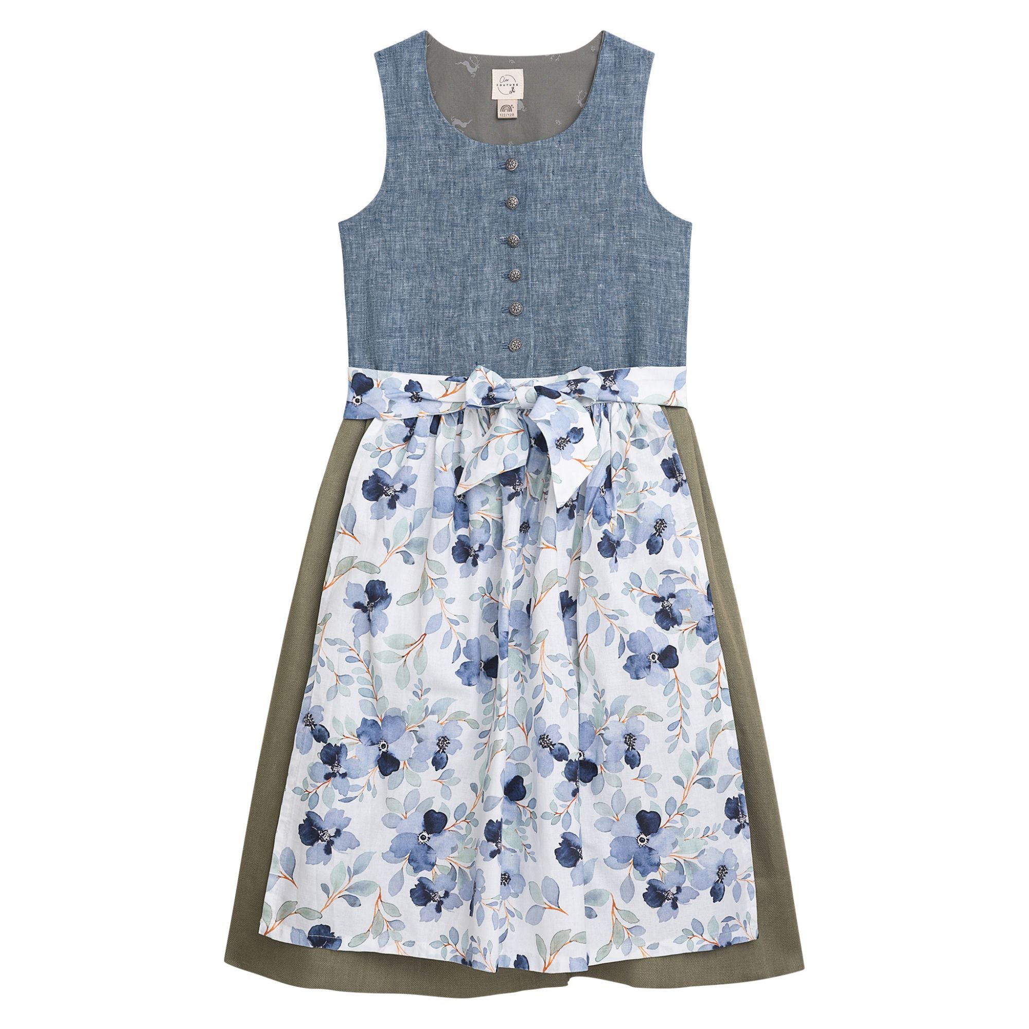 Dirndl Emma Jeansblau