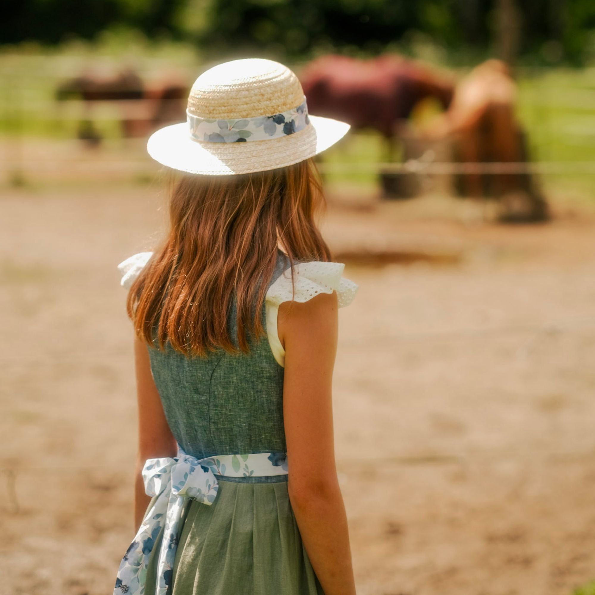 Dirndl Emma Jeansblau