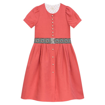 Dirndlkleid Mia Korallenrot