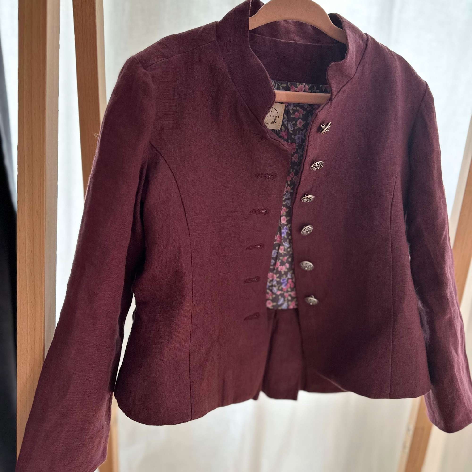 Trachtenjacke Aubergine (PreLoved-122/128)