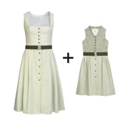 Damendirndl + Kinderdirndl pastellgrün