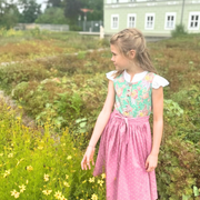 Dirndl grün/rosa (PreLoved-134/140)