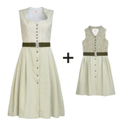 Damendirndl + Kinderdirndl pastellgrün