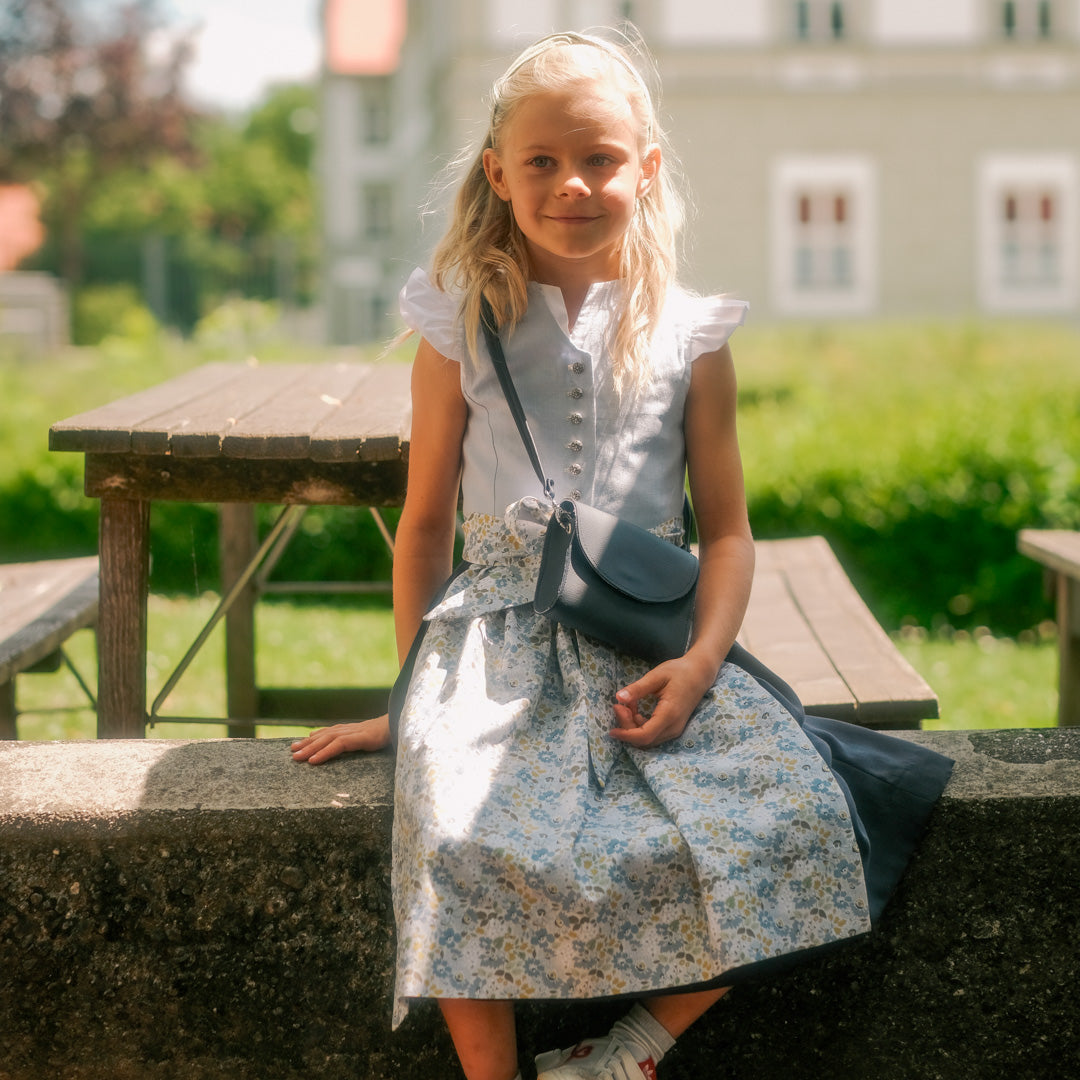 Dirndl Ziva blau