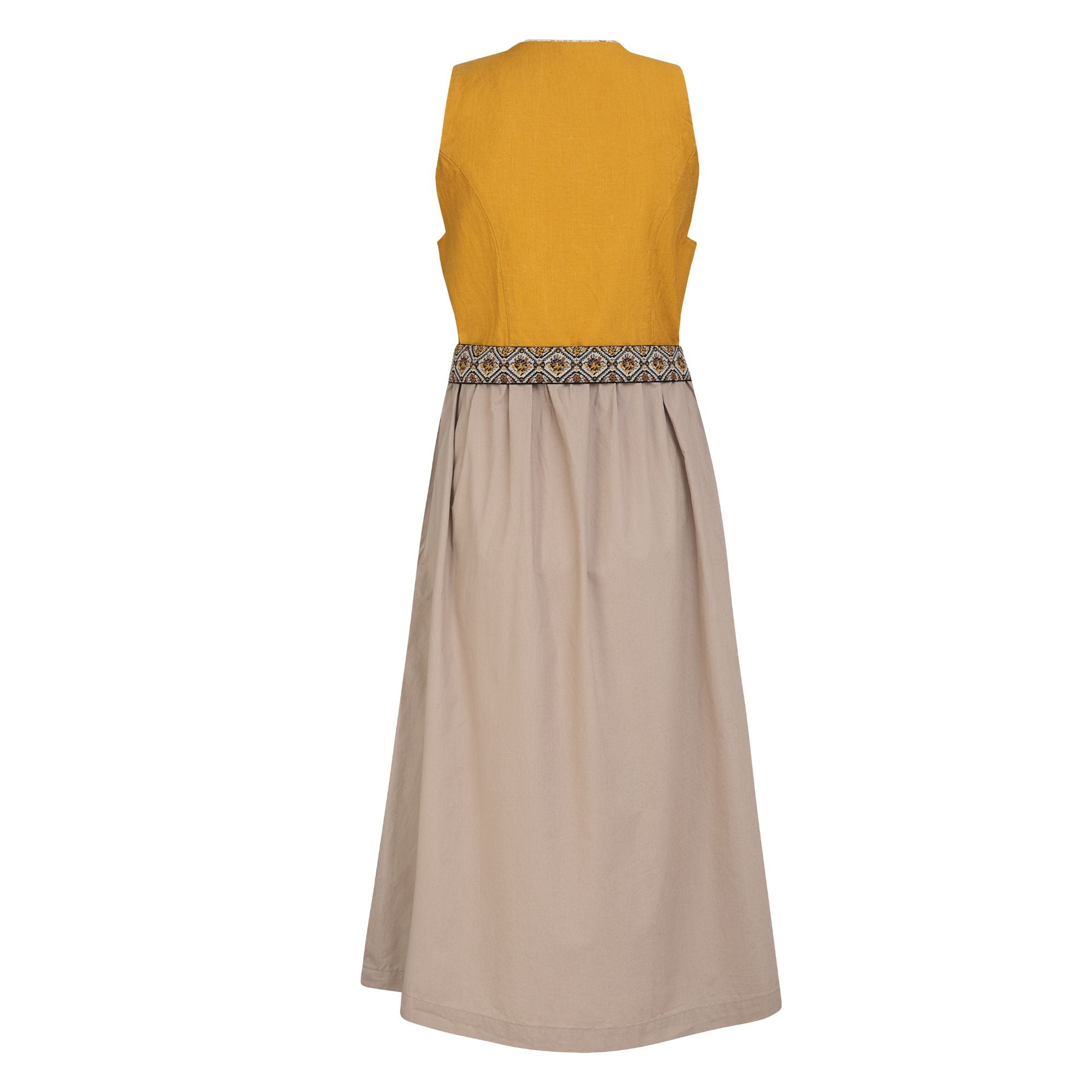 Umstandsdirndl Senfgelb