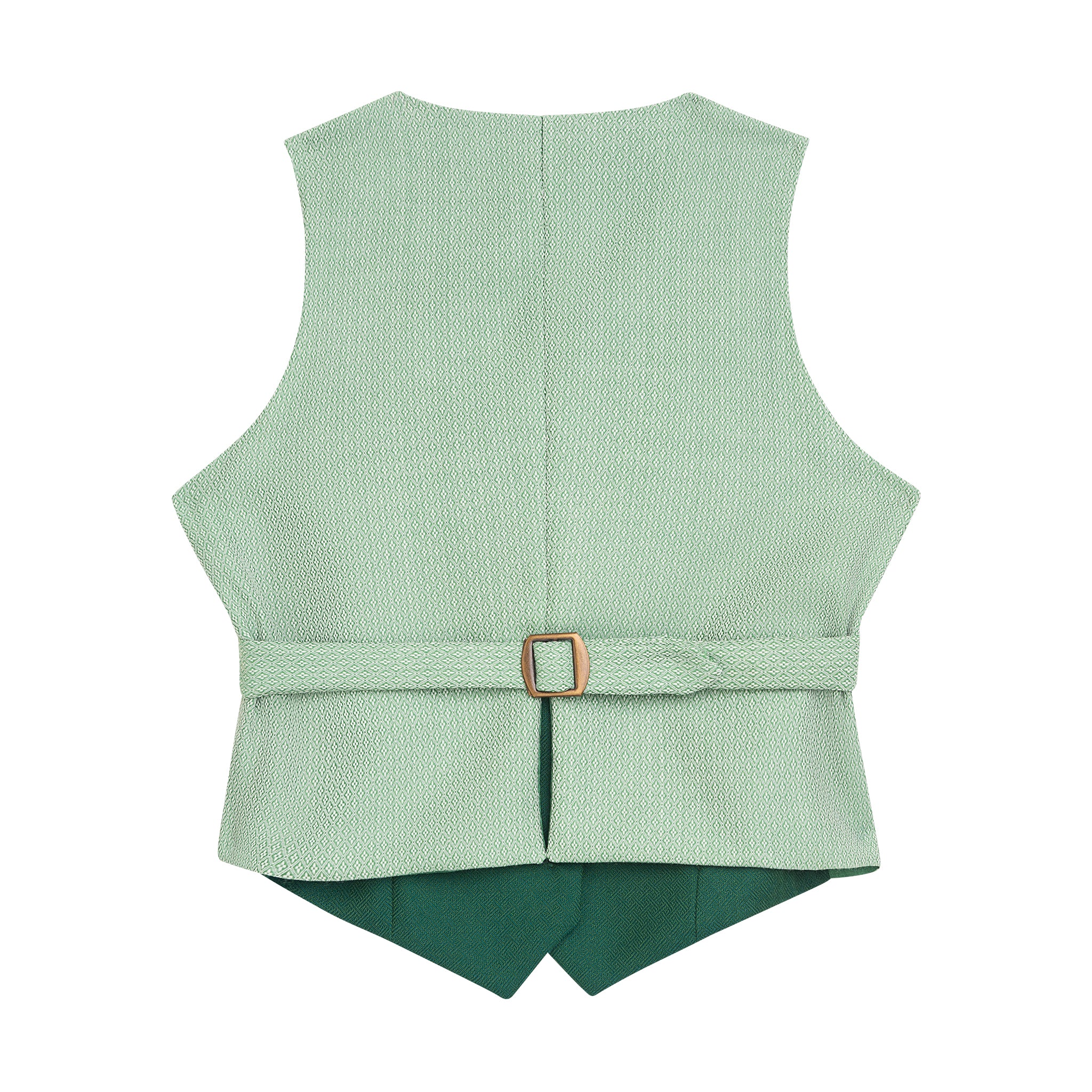 Dirndl & Weste grün