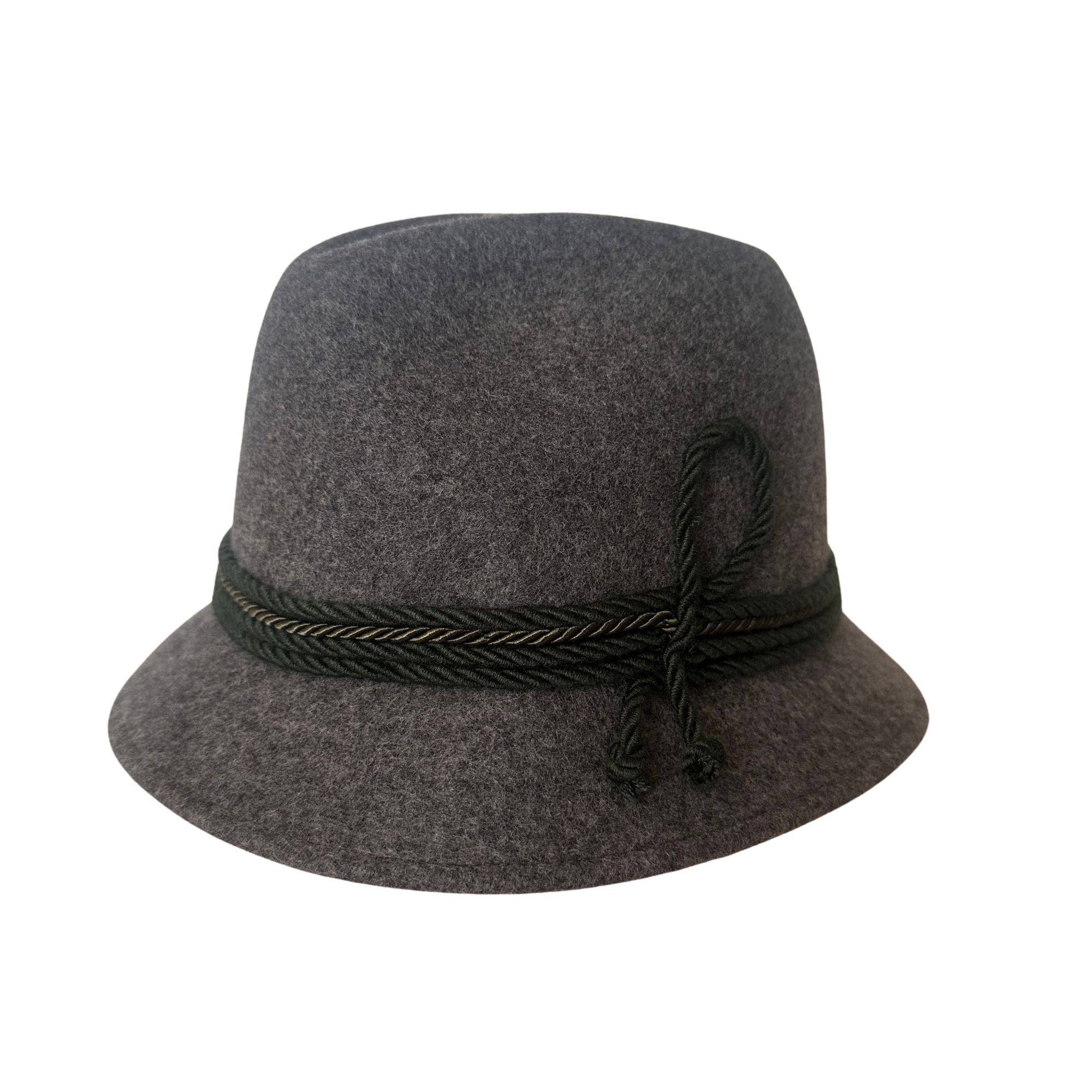 Trachtenhut grau Kordel